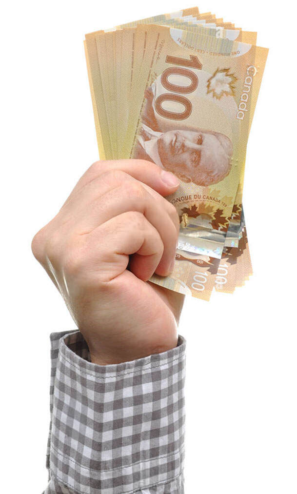 Hand Holding Money